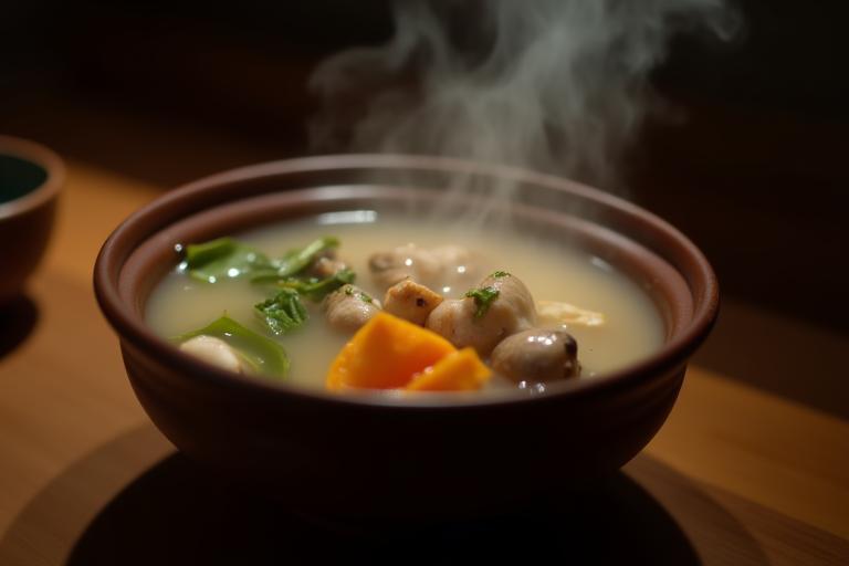 蒸気が立ち上る、優雅な松茸の土瓶蒸し